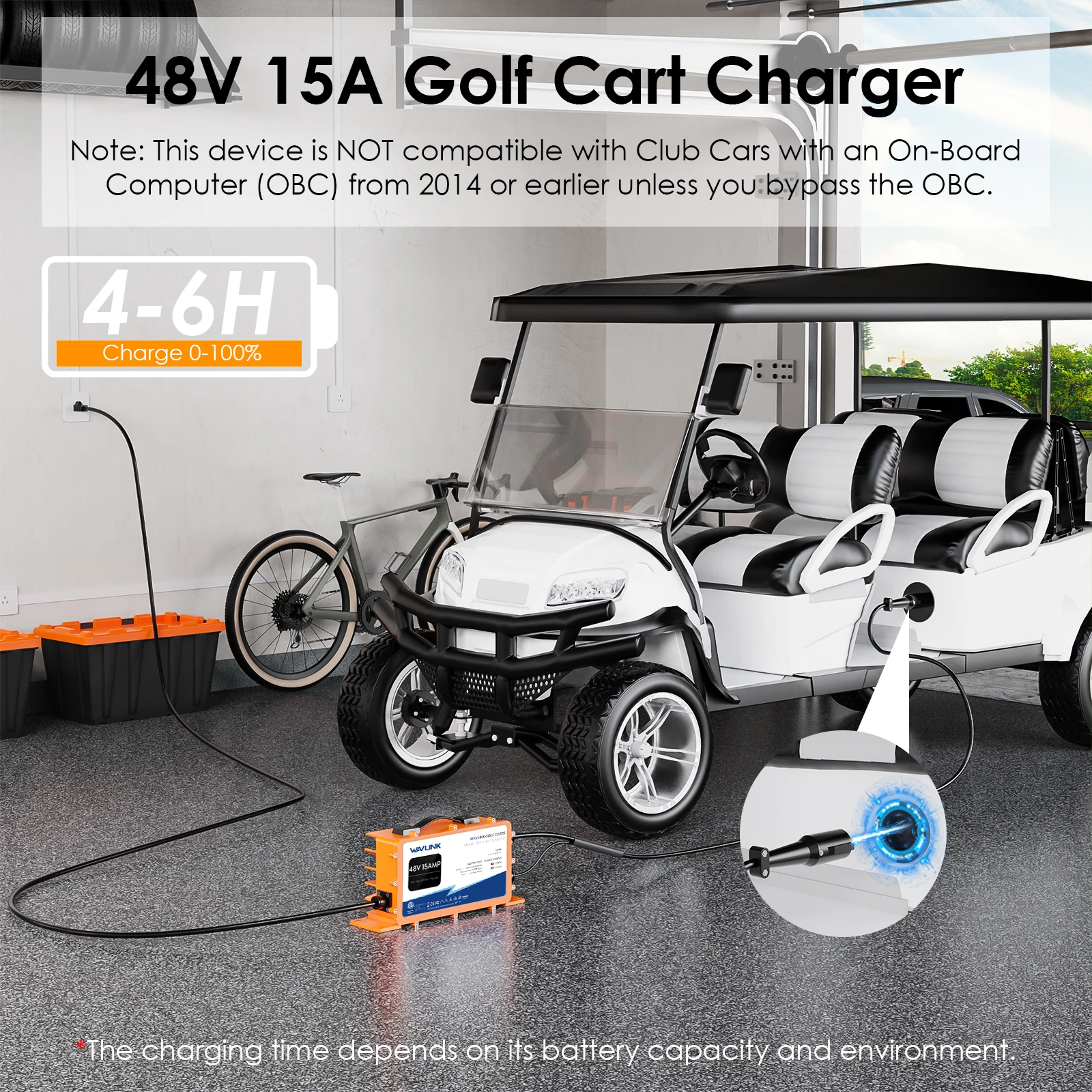 WAVLINK 골프 카트용 스마트 배터리 충전기 GS9 - Pwm Charge Controller 리뷰 및 가격
