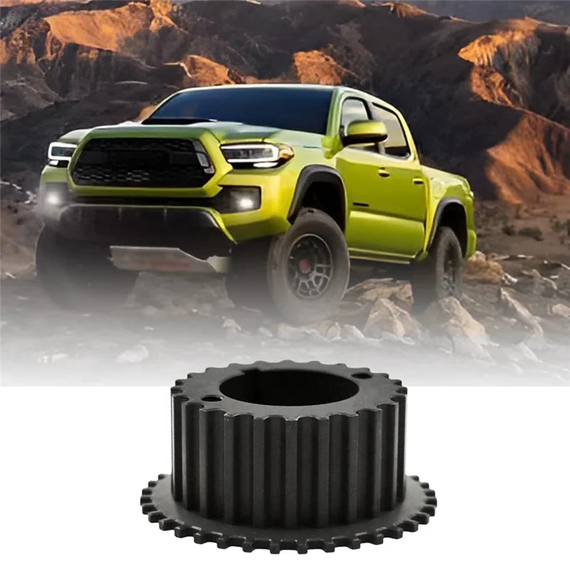 Stable Performance-13521-62031 ฟันเพลาข้อเหวี่ยงเพลาข้อเหวี่ยง Timing Pulley Tensioner เกียร์สีดําฟันเพลาข้อเหวี่ยงสําหรับ Toyota