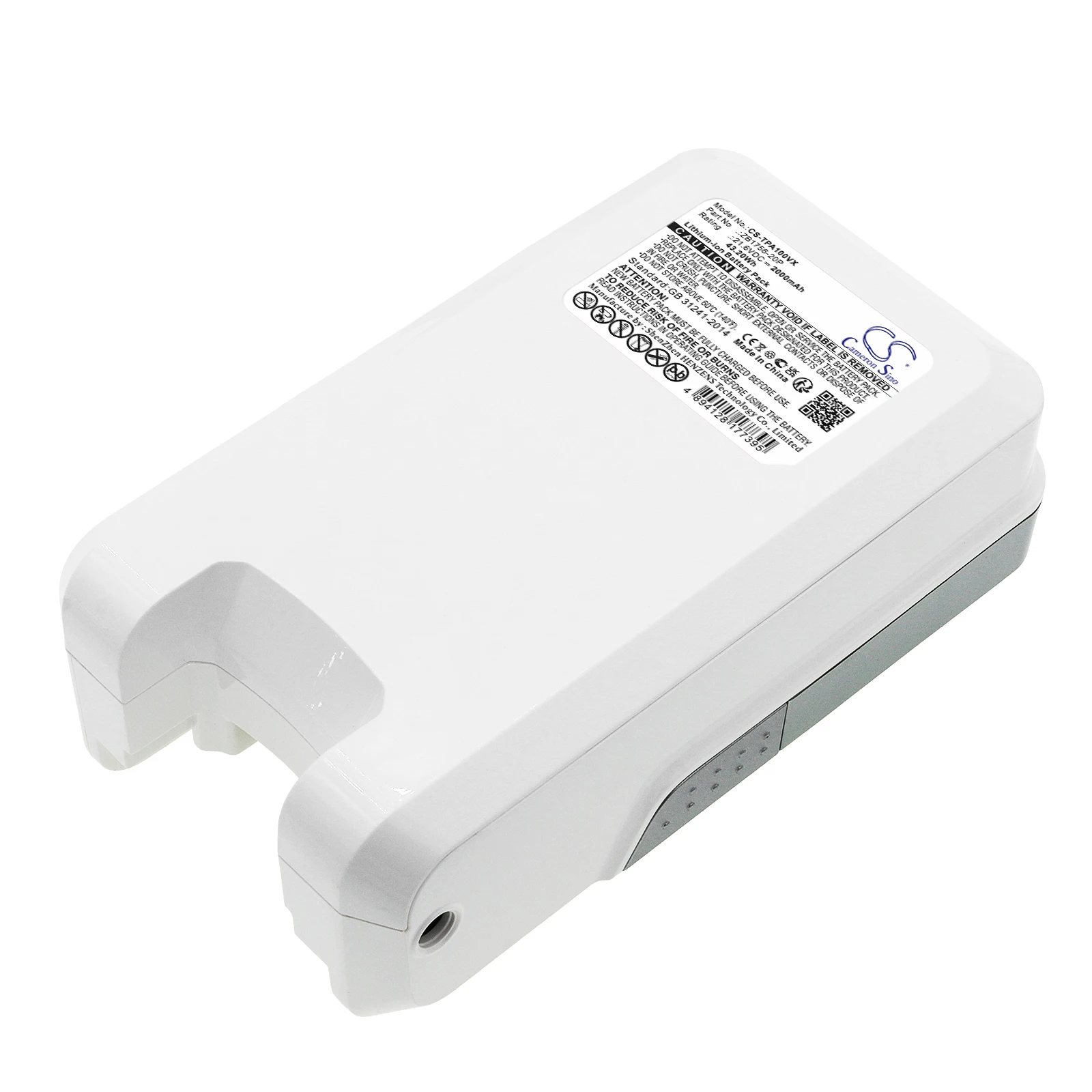 Replacement Battery for Tineco A10 Hero, A10 Master ZB1756-20P 21.6V/2000mAh