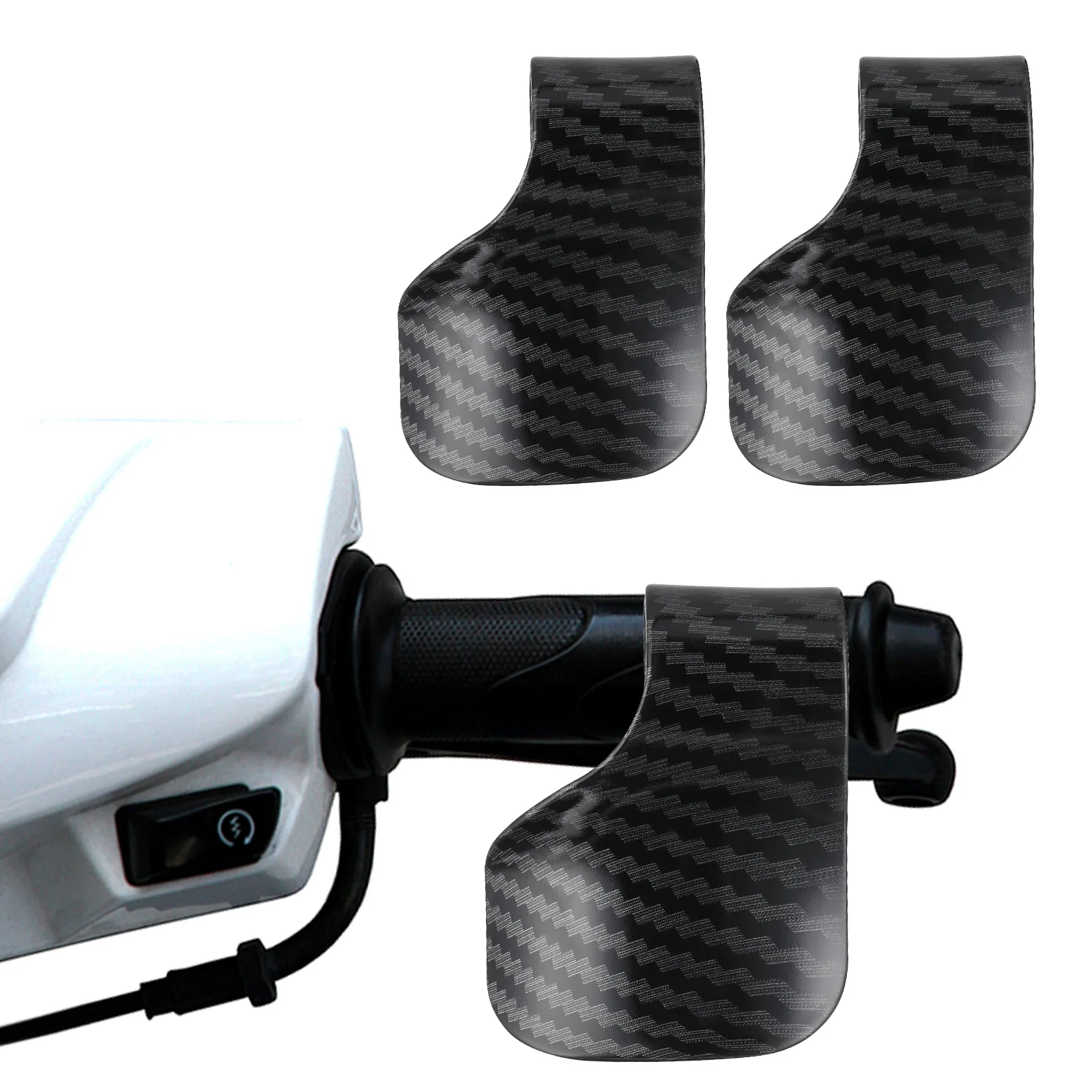 

2Pcs Motorbike Throttle Clamp Booster Clip ABS Non-Slip Energy Saver Reduce Hand Load Suitable for Motorcycles Mopeds