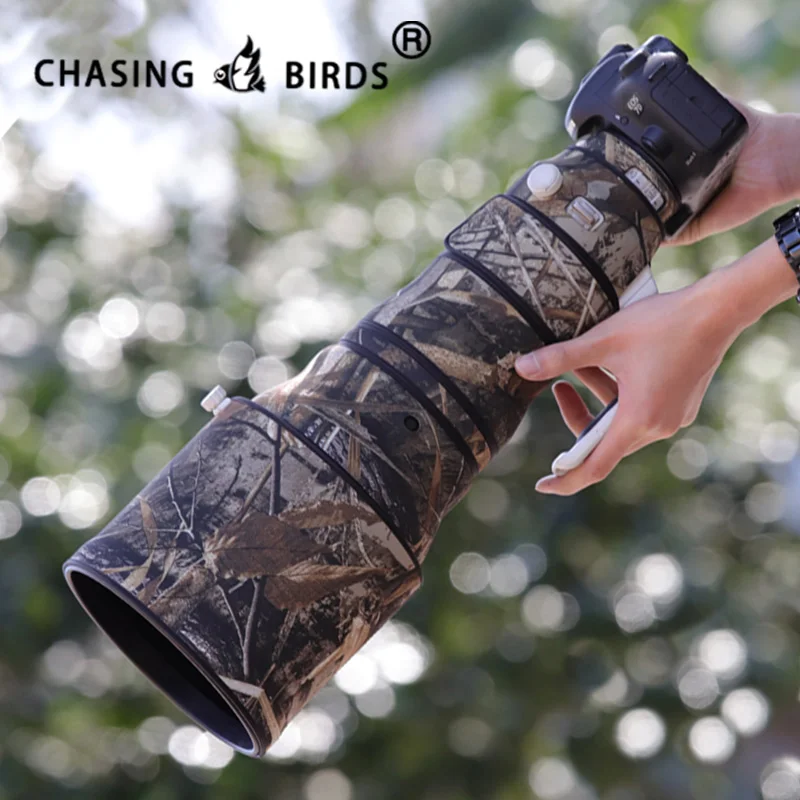 

Chasing birds camouflage lens coat for CANON RF 400mm F2.8 L IS USM waterproof and rainproof lens protective cover canon rf 400