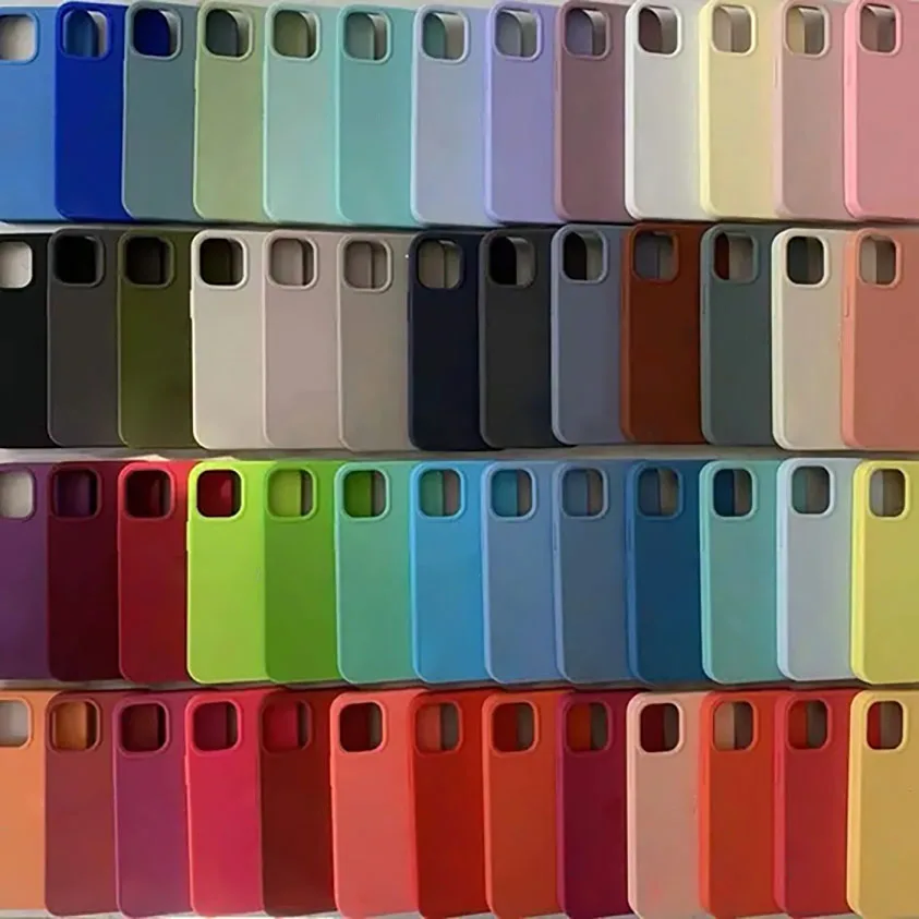 Оригинальный жидкий силиконовый чехол для телефона для iPhone 16, 17, 14, 15, 12, чехлы для 13 14 Pro Max для iPhone 17, 13, 15, 16 11, чехол с полным логотипом