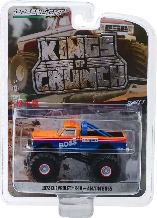 

1:64 1972 Chevrolet K-10 Monster Chevrolet Monster Pickup Коллекция моделей автомобилей