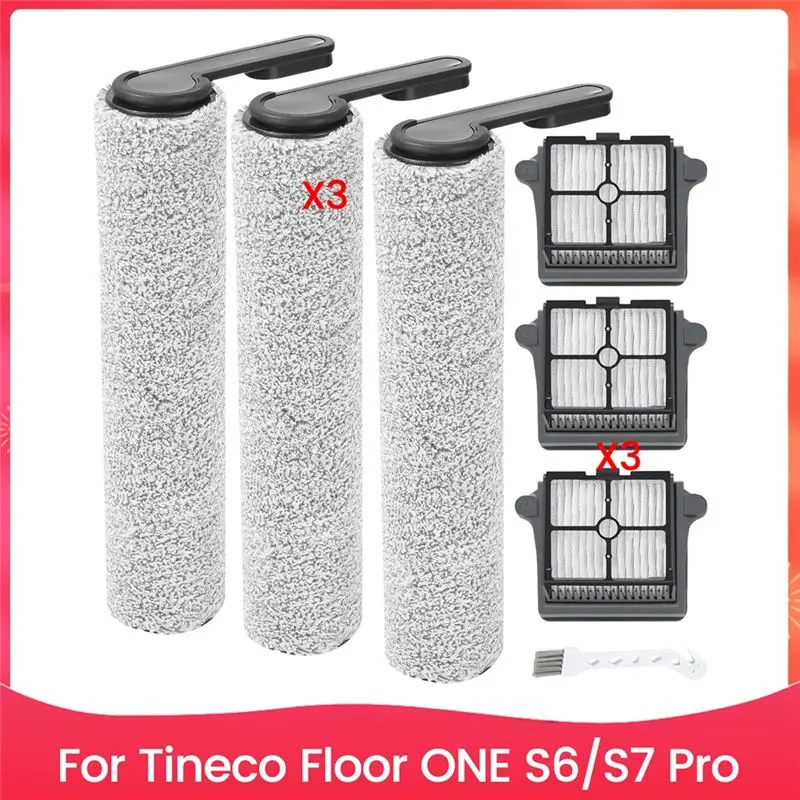 

A20M роликовая щетка с фильтром Hepa для Tineco Floor ONE S6/S7 Pro, детали для пылесоса для влажной и сухой уборки