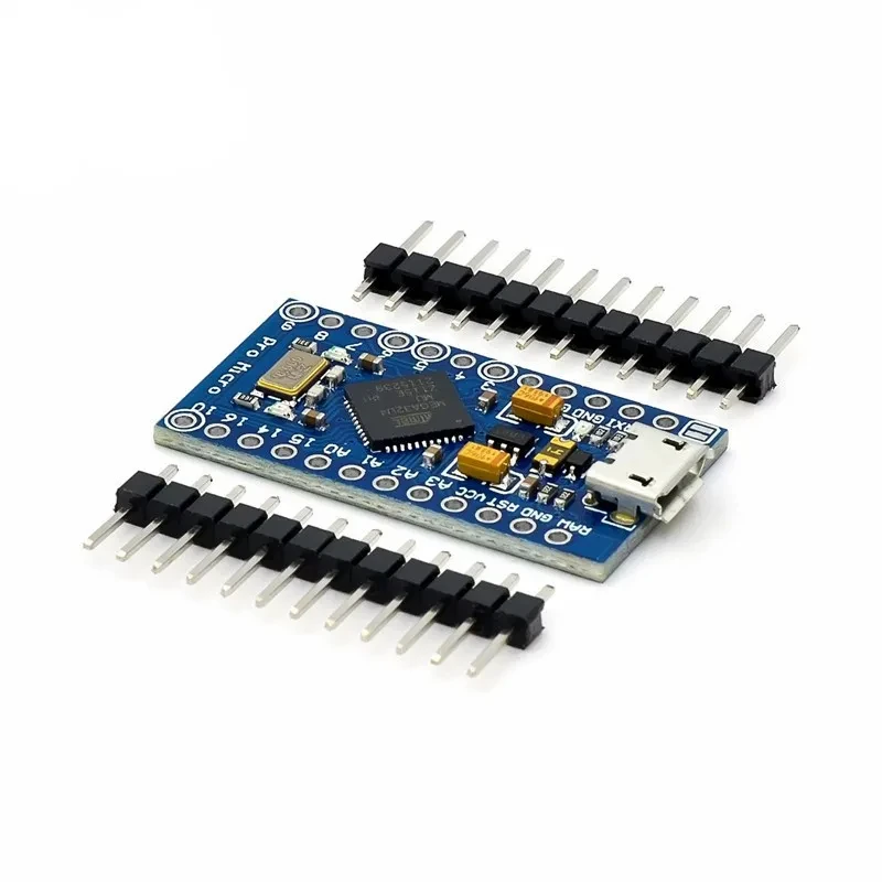 Imagem -05 - Placa de Desenvolvimento para Arduino Pro Micro Mini Usb Atmega32u4 5v 16mhz