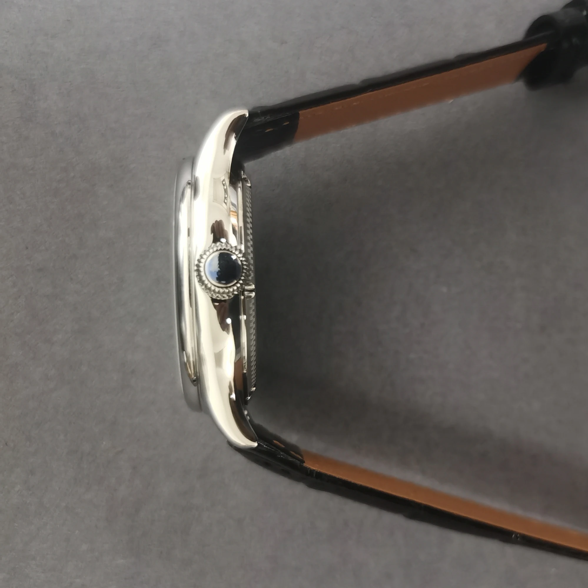 بيير بولين الرجال توربيون ساعة فاخرة 42 مللي متر دليل لف الميكانيكية ساعة اليد Sapphie 30 متر مقاوم للماء