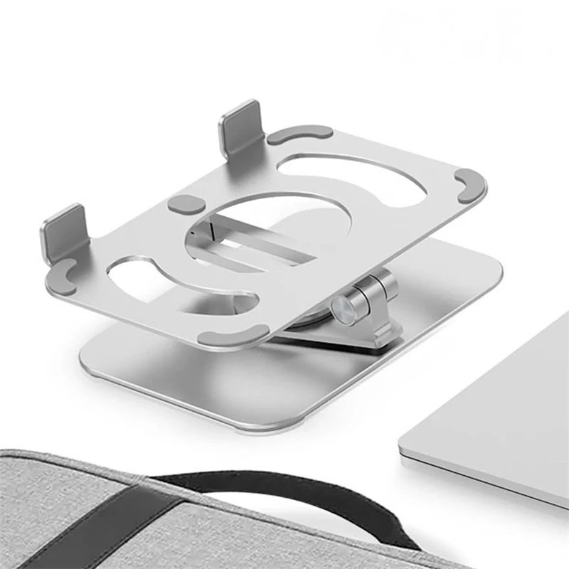 Tablet-Halter für iPad Pro Stand Rotation tragbare faltbare Aluminium-Desktop-Halterung Unterstützung für Samsung Tab Laptop-Handy
