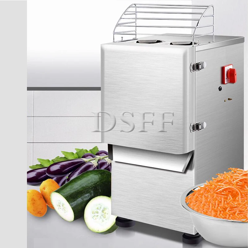 

Easy To Operate Potato Cucumber Carrot Slicer, Dual Port Electric Vegetable Cutter