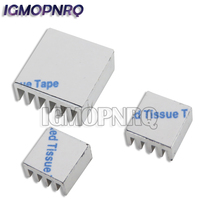 10Set Adhesive Raspberry Pi 3 Heatsink Cooler Pure Aluminum Heat Sink Set Kit Radiator For Cooling Raspberry Pi 2 B ibuw