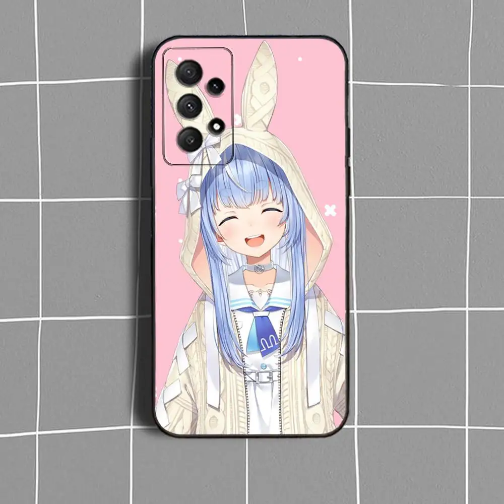 U-Usada-s Pekora H-Hololive Phone Case For Samsung Galaxy A 91,80,73,72,71,53,52,51,22,5G Shockproof Soft Black Cover