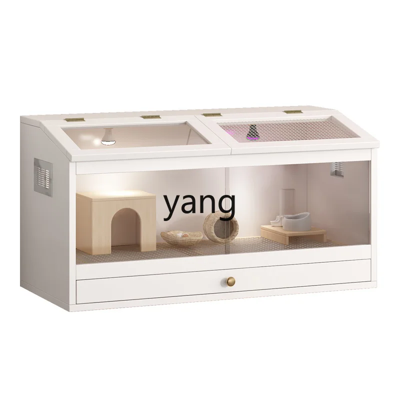 CX solid wood luxury villa large space splash-proof special easy to clean ecological parrot cage
