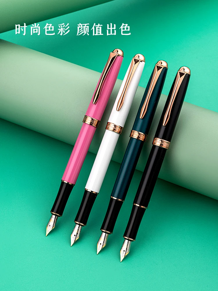 Hero Fountain Pen High-End Business Office Male and Female Calligraphy Writing Ink Gift Box Signature Pen Best Gift Gift