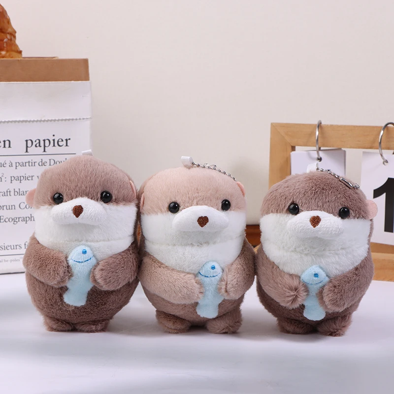 New Otter Doll Cute Little Otter Little Animal Plush Toy Mini Doll Table Decoration