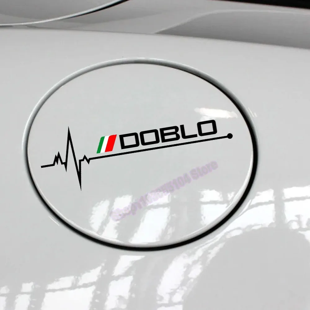 1 قطعة ملصق زيت خزان السيارة لشركة فيات QUBO DOBLO STILO اكسسوارات السيارات #3