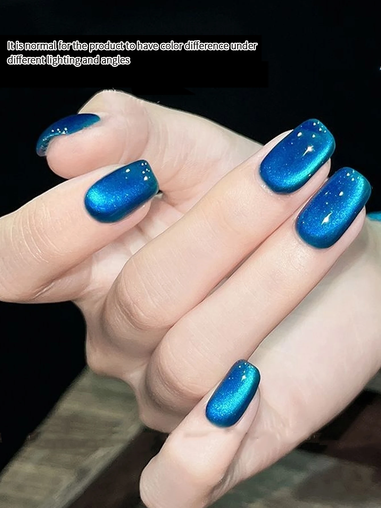 6 قطع 15 مللي سلسلة زرقاء عين القط مجموعة طلاء الأظافر شبه الدائم مانيكير نقع قبالة UV LED مسمار الفن صالون لتقوم بها بنفسك مسمار الفن صالون هلام #1