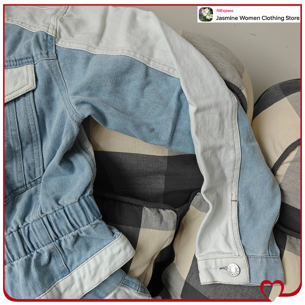 Casual Cowgirl Co-ord Sets Sty - đánh giá và giá Patchwork Jean Jacket