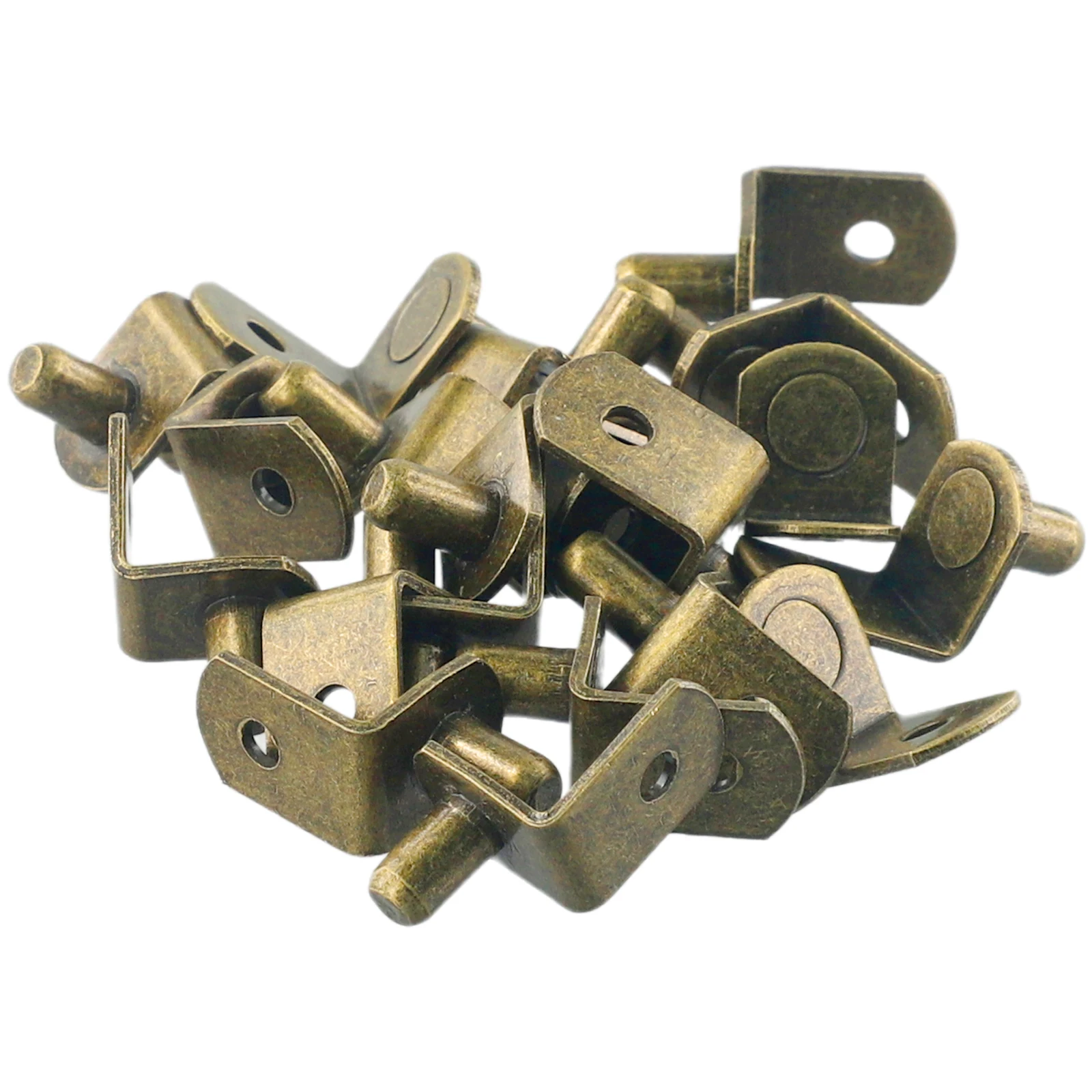 20Pcs Shelf Peg Holder Nails Pegs Pins Plate Support Cabinet Flat Furniture Shelf Support Spoon Studs 6mm Accessories