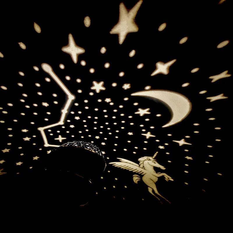 التجارة الخارجية يونيكورن الإسقاط ضوء الليل الدورية أدى حلم رومانسي ملون السماء المرصعة بالنجوم العارض ضوء الليل الأمازون #3