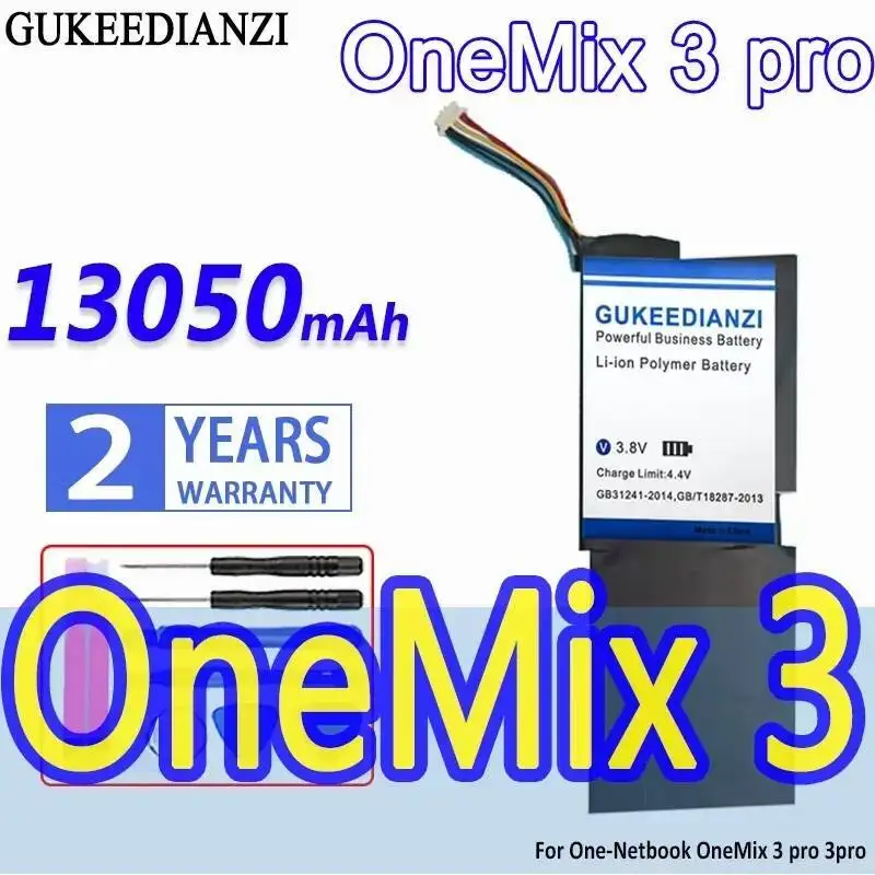 

Для One-Netbook Onemix 3 Pro 13050 мАч надежная батарея для ноутбука большой емкости 3 Pro