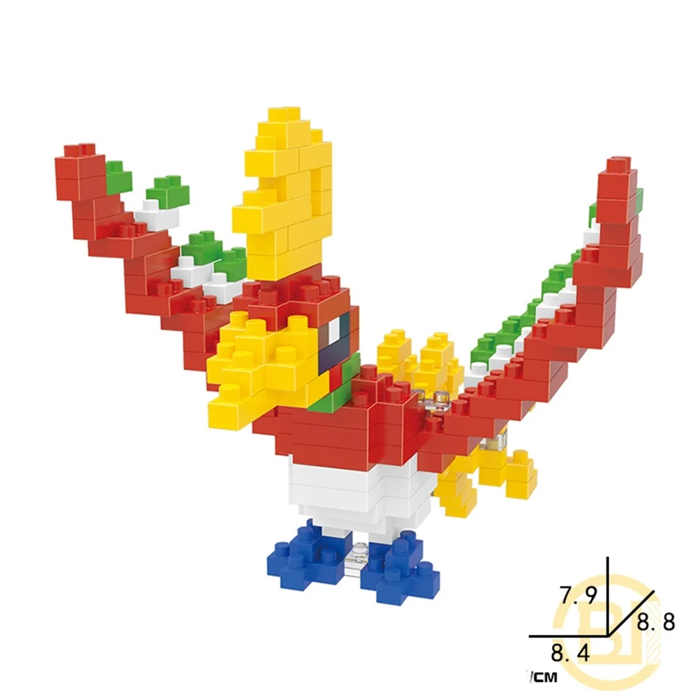 Pokemon Kleine Bausteine Pokemon Nanoblock Cartoon Pikachu Lernspiel Grafiken Pokemon Spielzeug für Kinder Geburtstag – Detail 5