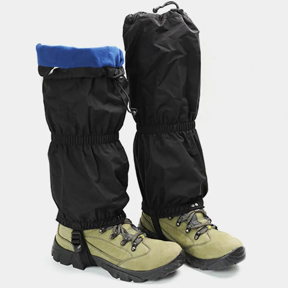 Weather Shoe Covers Waterproof Snow Shoe Covers Adjustable Leg Gaiters for Winter Hiking Walking Hunting Unisex Outdoor Climbing