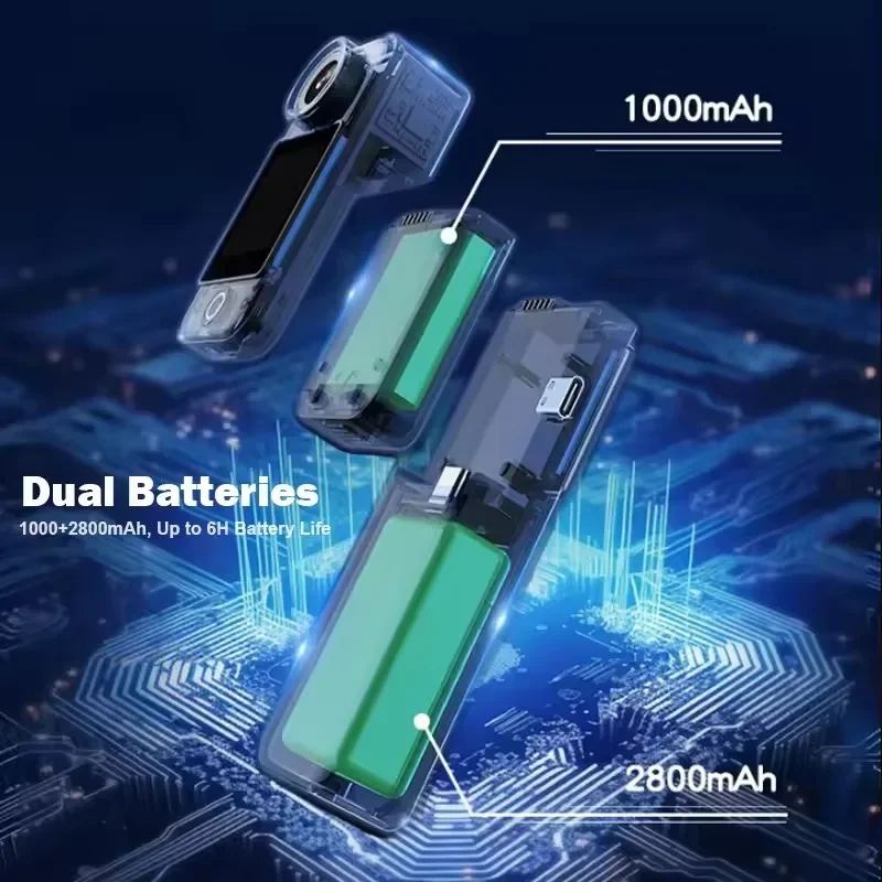 كاميرا رياضية 4K Mini Ultra HD مسجل فيديو رقمي محمول 155 °   كاميرا فيديو للدراجة، كاميرا رياضية قابلة لإعادة الشحن، كاميرا ويب للسيارة DVR