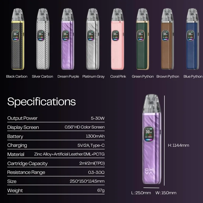 1 قطعة بطارية Bevice 3 قطعة Oxva Xlim خرطوشة NexLim عدة 1300/1500 مللي أمبير ملء علوي 2 مللي ملف شبكي لـ OXVA السجائر الإلكترونية Vape #6