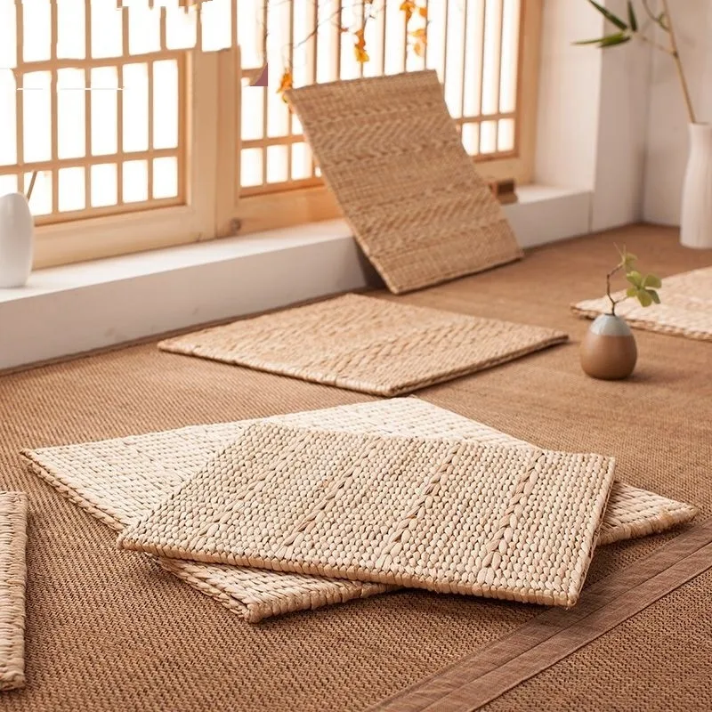 43*45 см квадратный футон/подушка для сиденья ручной работы/натуральный катух/татами ультратонкая подушка/коврики для йоги травяные футеры коврики 43*45 см квадратный футон/подушка для сиденья ручной работы/натуральный катух/татами ультратонкая подушка/коврики для йоги травяные футеры коврики