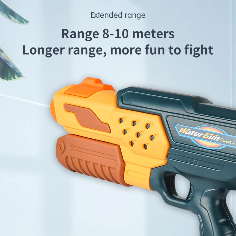 Gioco d'acqua estivo all'aperto Grande giocattolo da combattimento Potenti pistole Blaster Piscina d'acqua di grande capacità Giocattolo interattivo per bambini da spiaggia