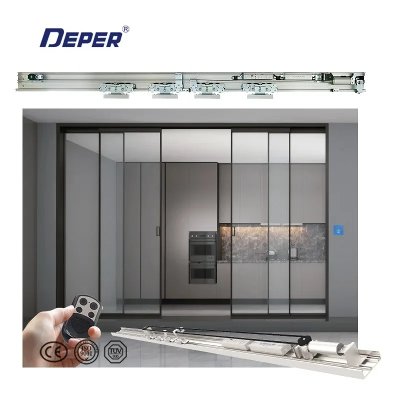 DEPER DSL-1600 600kg Heavy automatic sliding door system for commercial