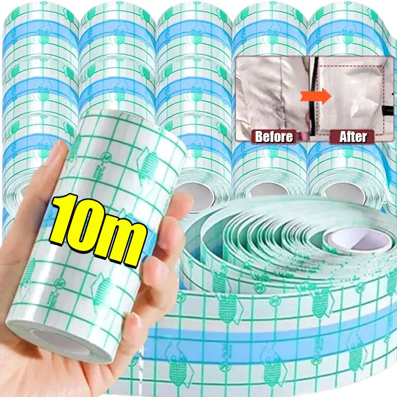 1-10M/Rolls Summer Shirt Lining Collar Antifouling Sticker Transparent Sleeve Stain Paste Invisible Collar Antifouling Sticker