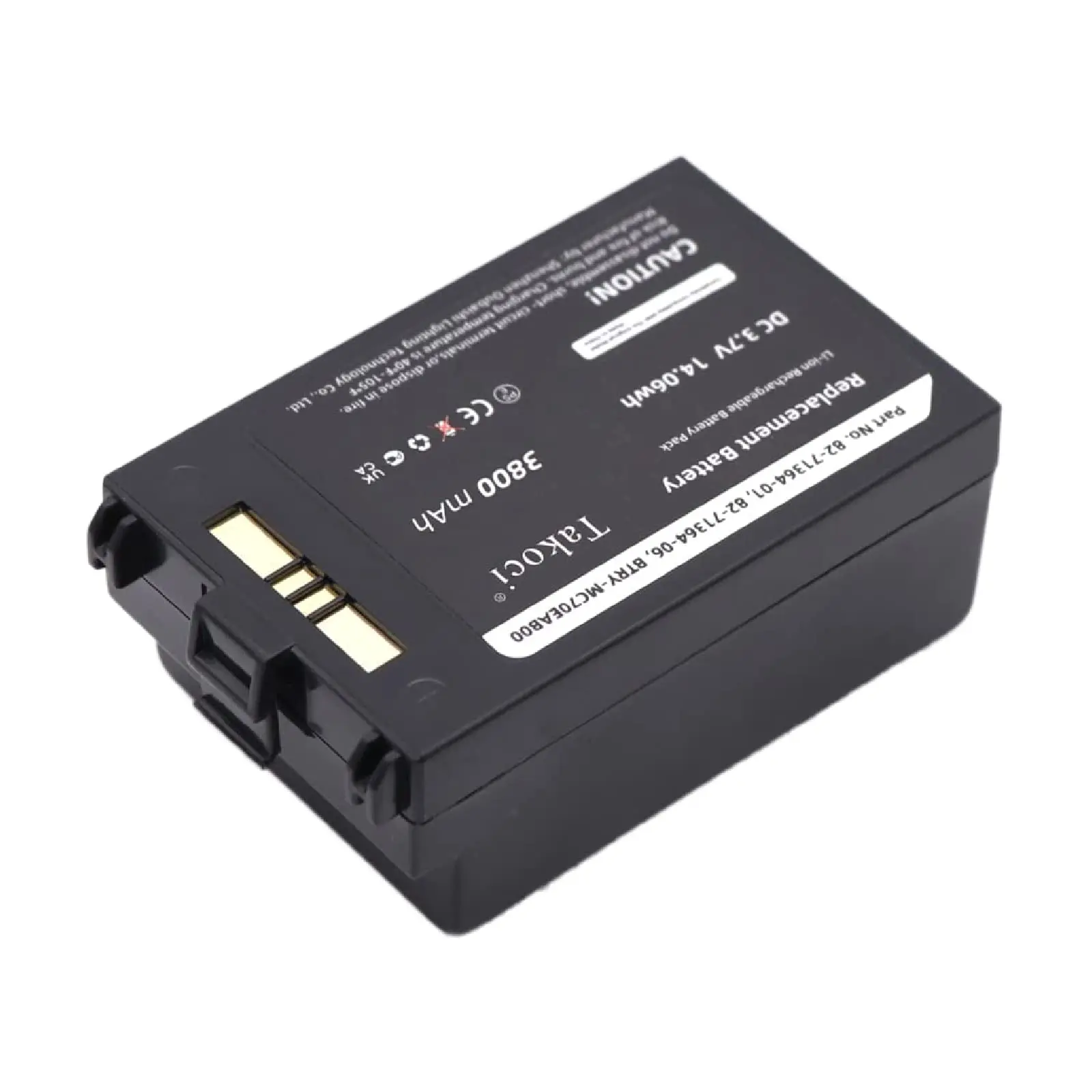 

Replacement Battery 3800mAh for Symbol,MC70, MC7090, MC7004,MC75,82-71364-01,BTRY-MC70EAB02, 82-71363-02,BTRY-MC70EAB00