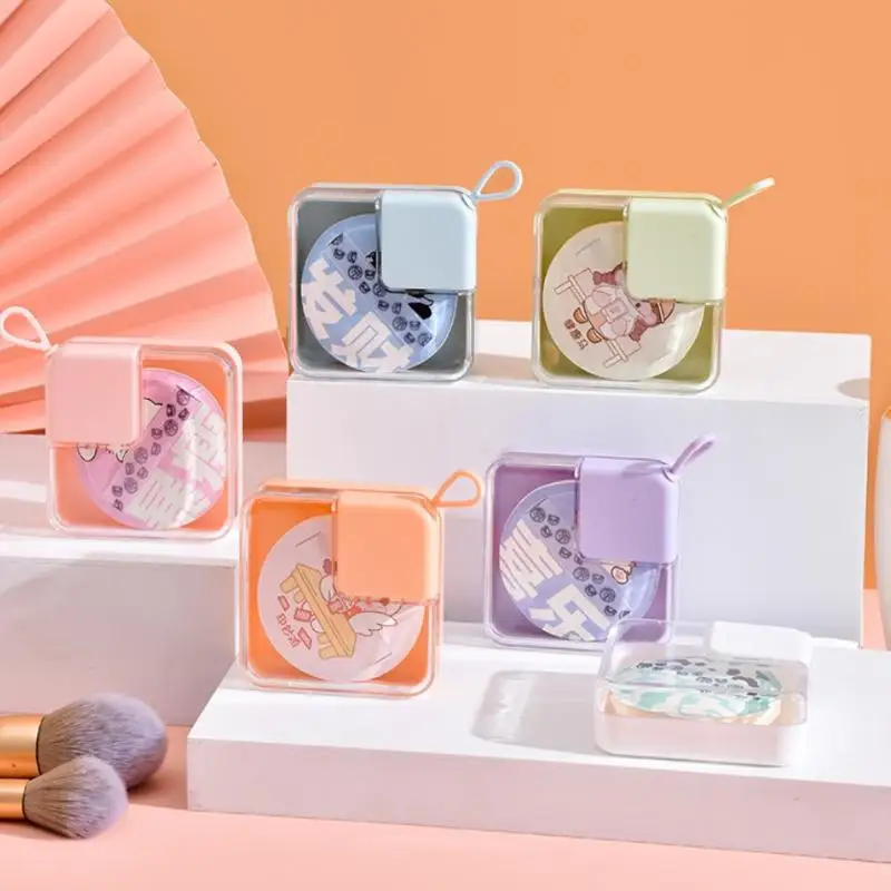 Caixa de armazenamento de ovos de beleza transparente, material plástico seguro, multifuncional, à prova d'água, poeira, caixa de armazenamento de cosméticos