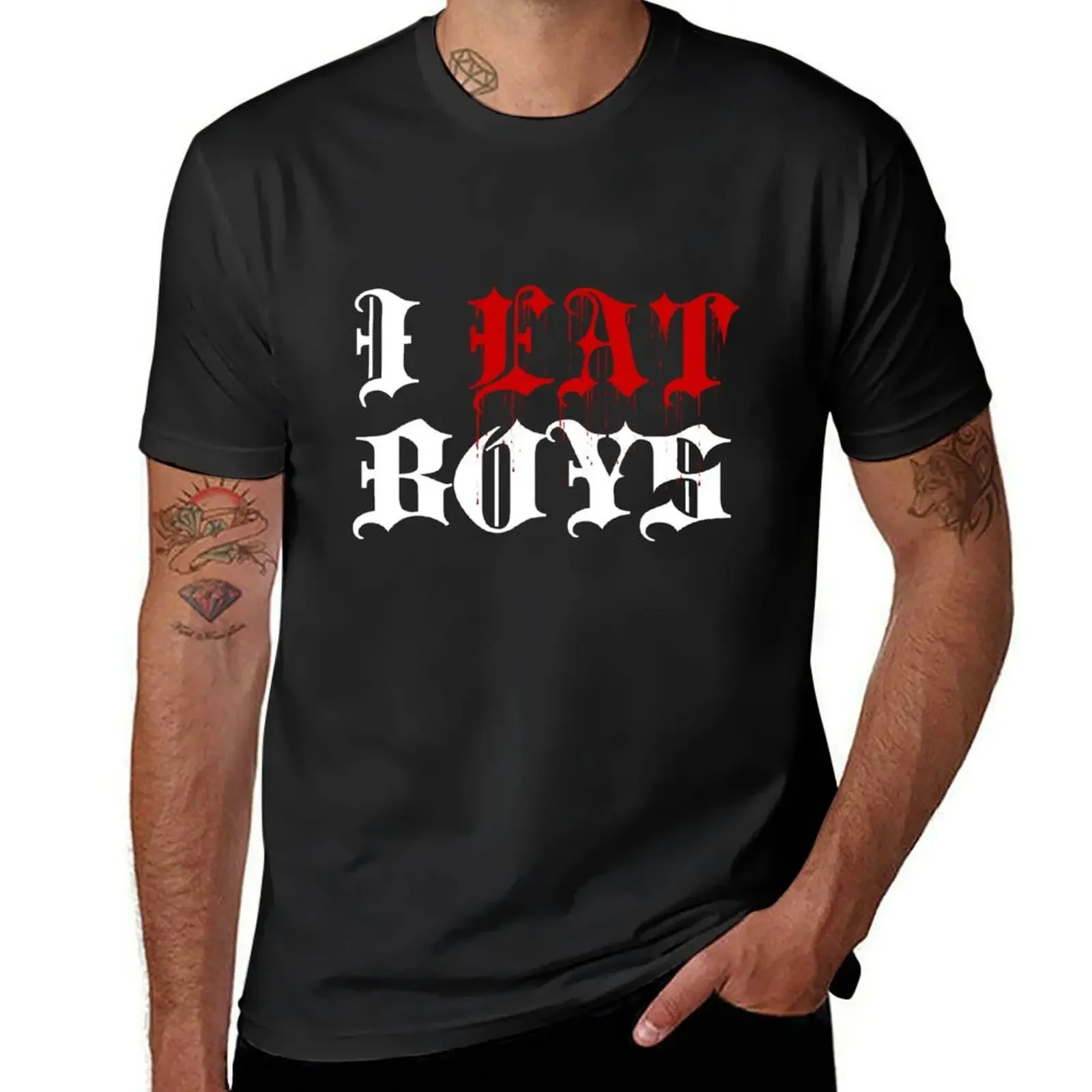 

I Eat Boys T-Shirt customs design your own anime clothes heavyweights t shirts for men pack