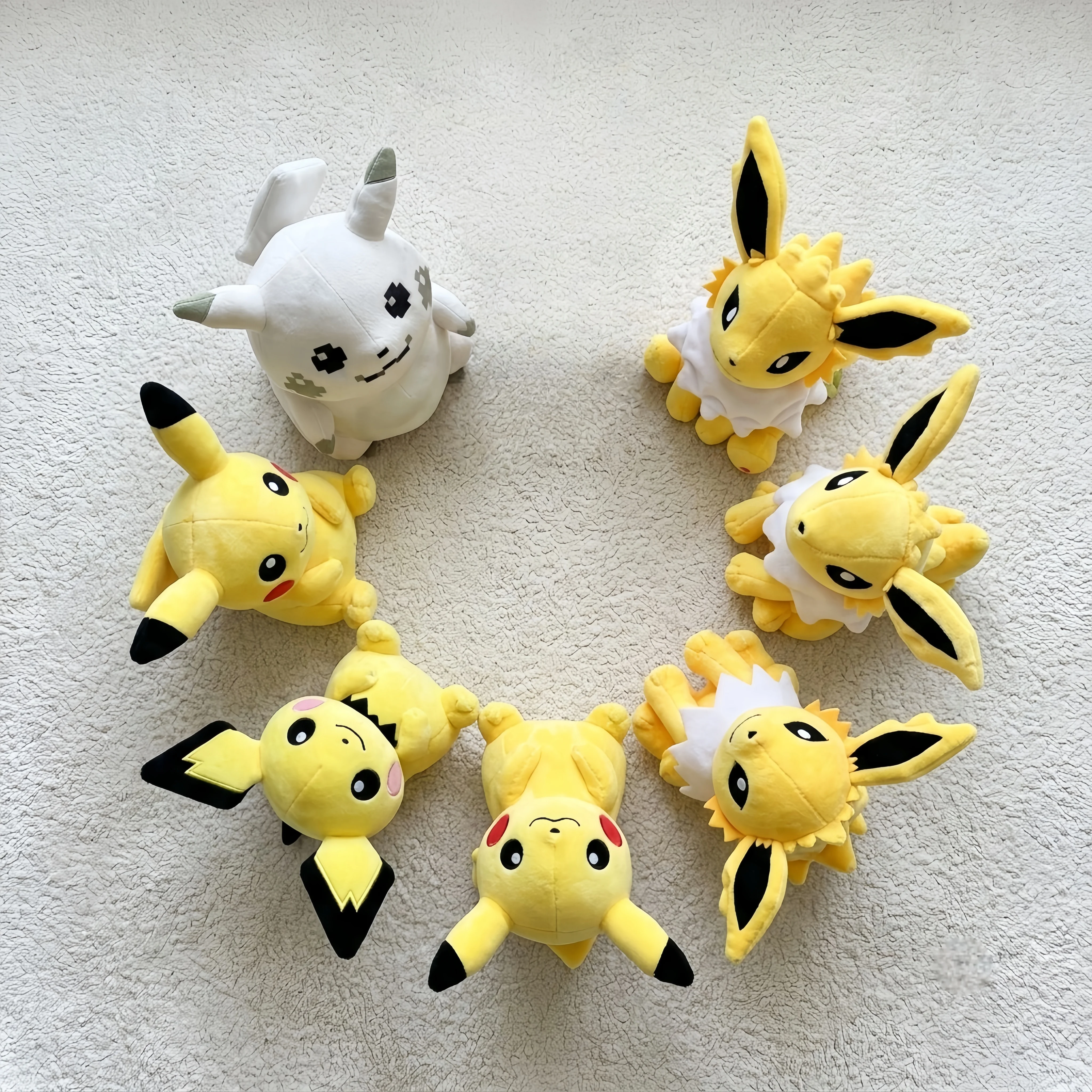 Peluches de la serie Jolteon, juguetes de Pokémon, muñecos de Pikachu, decoración para el hogar, juguetes de anime, colección de hobbies, regalos de cumpleaños para novio