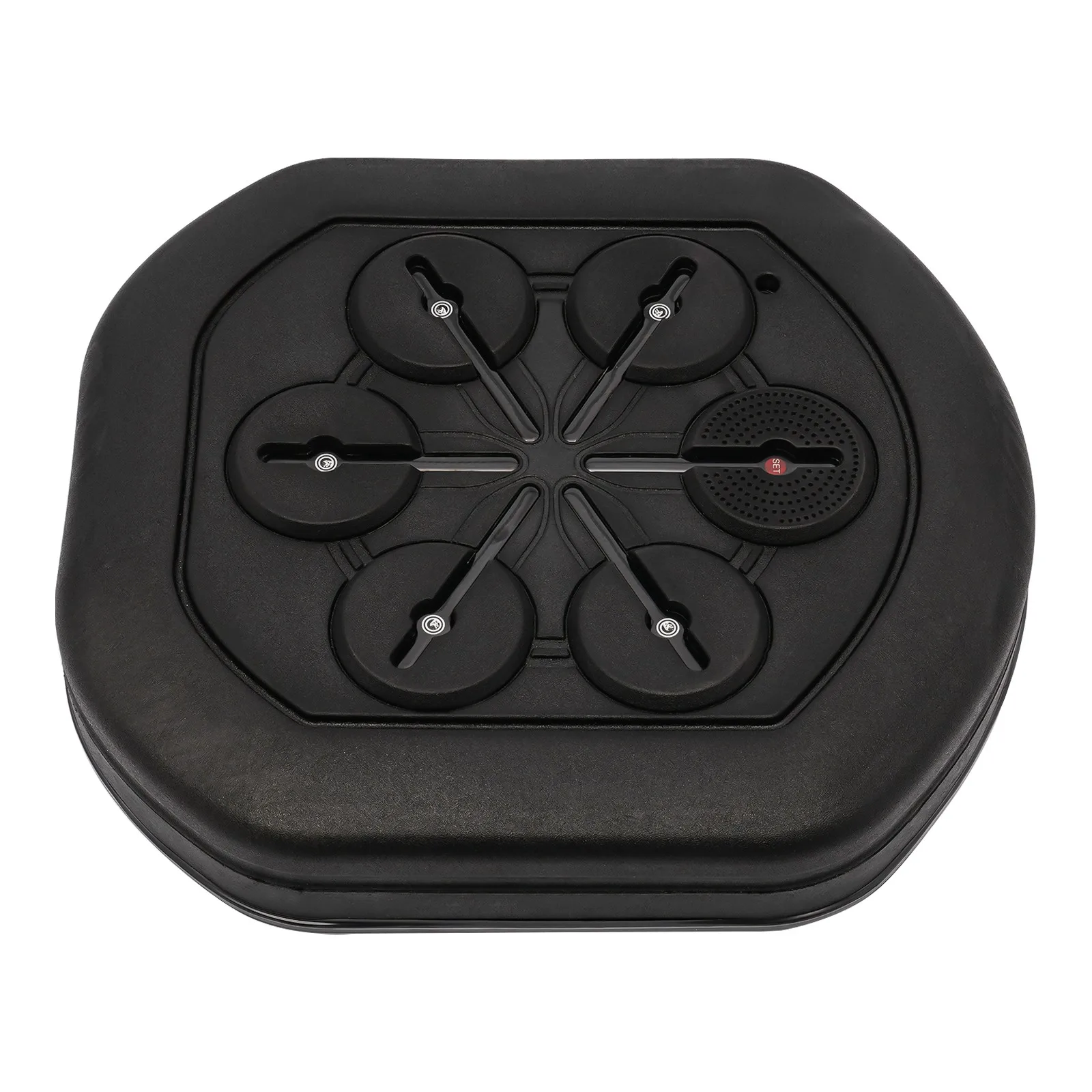 آلة الملاكمة الموسيقية المثبتة على الحائط مع شاشة LED بلوتوث لتخفيف التوتر واللياقة البدنية وأوضاع قابلة للتعديل لتوفير المساحة