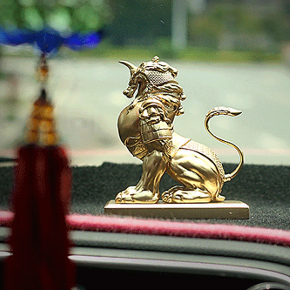 

1Pcs Resin Ornament Rustic Design Home Money Attract Decor Gift Figurines Resin Statue