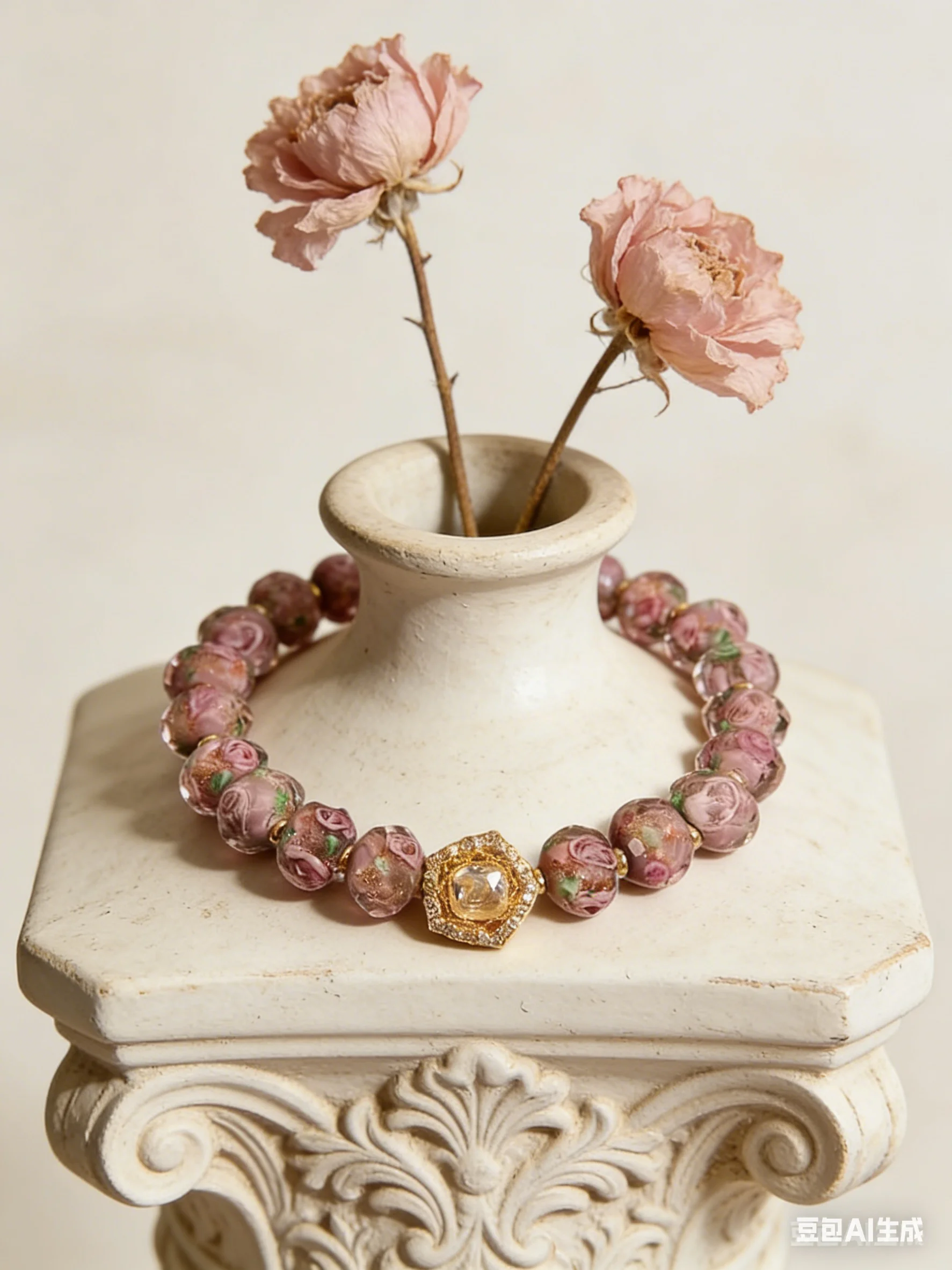 

Stylish Fine Jewelry: Natural Green Crystal Bracelet with White Crystal for Wealth & Luck, Perfect Gift for Her/Girlfriend