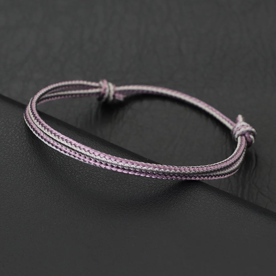 Men's Adjustable Ethnic Thin String Bracelet