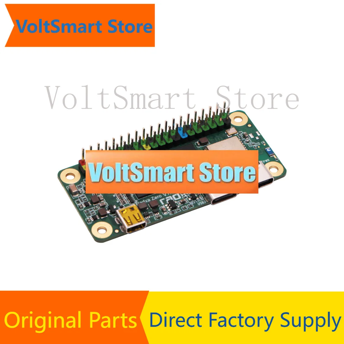 VoltSRadxa ZERO Amlogic S905Y2 4-core CPU SBC, GPU, WiFi 5 Or WiFi 4, Onboard EMMC And USB 3.0,Single Board Computer
