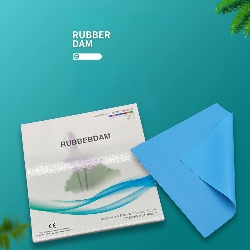 2Boxes Dental Rubber Dam Sheet Natural Latex barrier Dams For Adults Endodontic Teeth Whitening Thickness 0.18/0.22/0.28mm