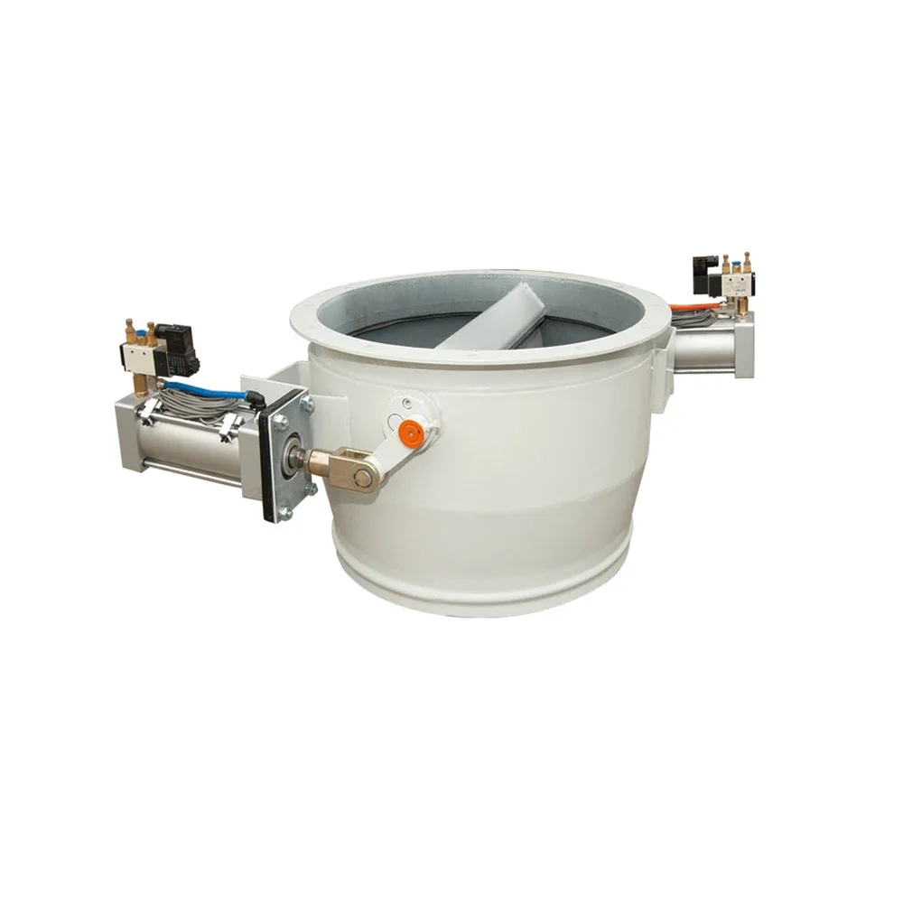 

feed mill plant use poultry feed processing industry use pneumatic slide gate butterfly valve
