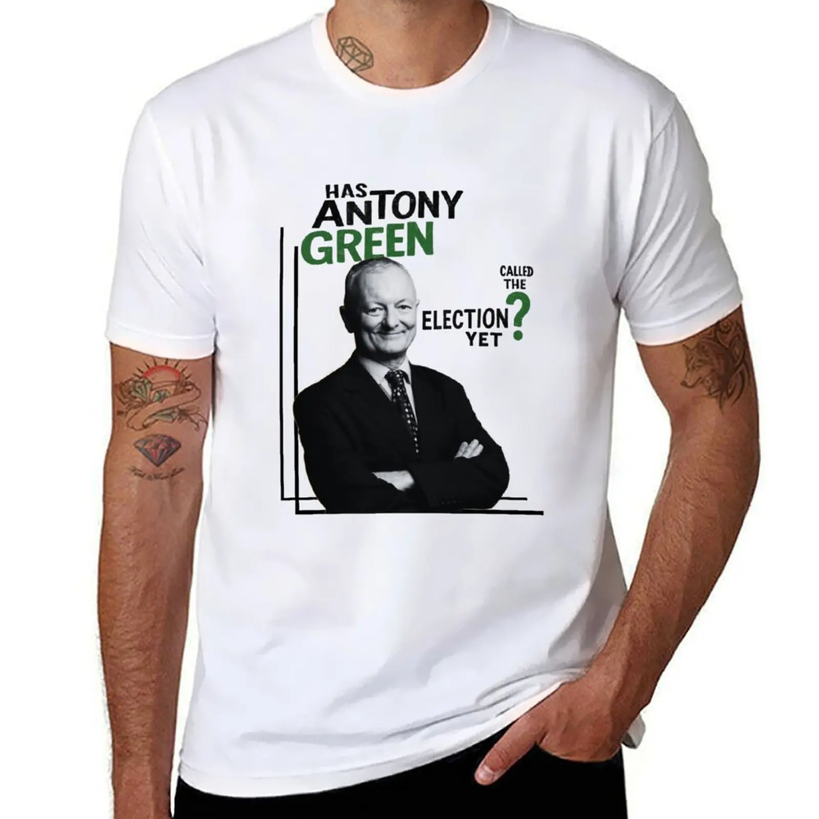 

Has Antony Green Called the Election Yet T-Shirt man t shirts high quality luxury brand printed t shirts for man T-Shirt