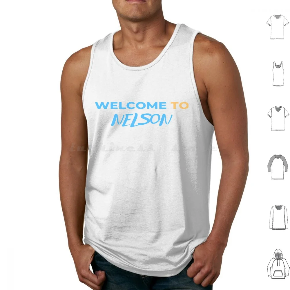 Welcome To Nelson-Text Based Tank Tops Print Cotton Nelson Nelson Nz Nz Nelson …