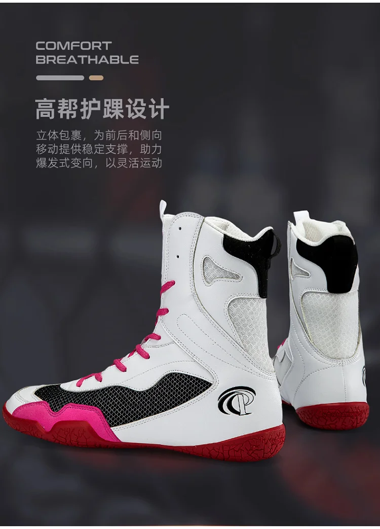 2025 New Wrestling Sneakers Brand Wrestling BootsBoxing Shoes CouplesMen Women Black Fighting Shoes for Unisex Luxury