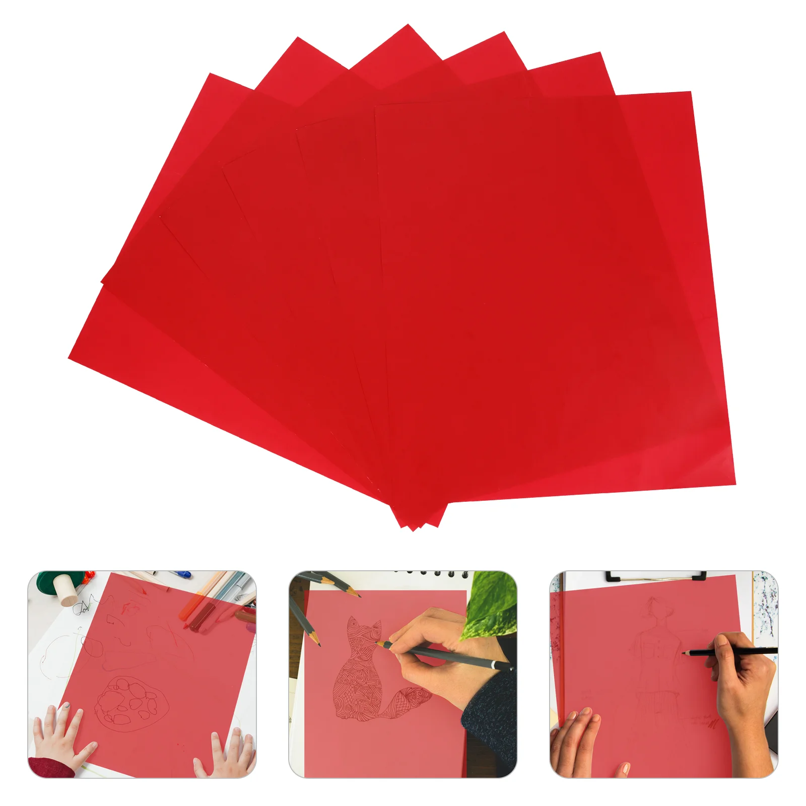 10 Pcs Cross Stitch Drawing Transfer Paper for Painting Carbon Copy Manual Moisture-resistant Embossing Sewing Tracing