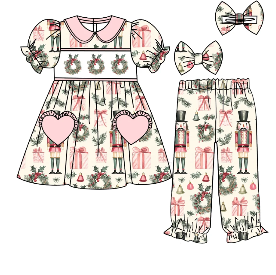 

Wholesale Children Halloween Pajama Set Boutique Boys Girls Clothing Autumn Pajama Set Milk Silk Custom