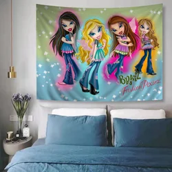 Lovely Doll Bratz Chart Tapestry Art Science Fiction Room Home Decor Cheap Hippie Wall Hanging