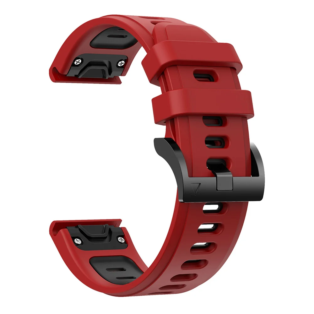 22mm Silicone WatchBand For Garmin Fenix 7 6 Pro Fenix 5 5 Plus Strap WristStrap Forerunner 935 945 255 Quick Release Bracelet