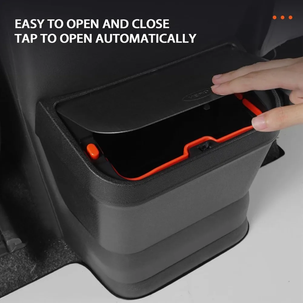 سلة مهملات السيارة المقاومة للماء لموديلات سيينا 2021-2020: سلة المهملات المتوافقة مع حامل الأكواب مع تصميم الصف #4
